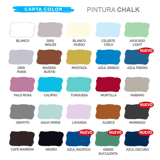 Chalk Paint 5 litros (variedad de colores) (Precio incluye IVA)